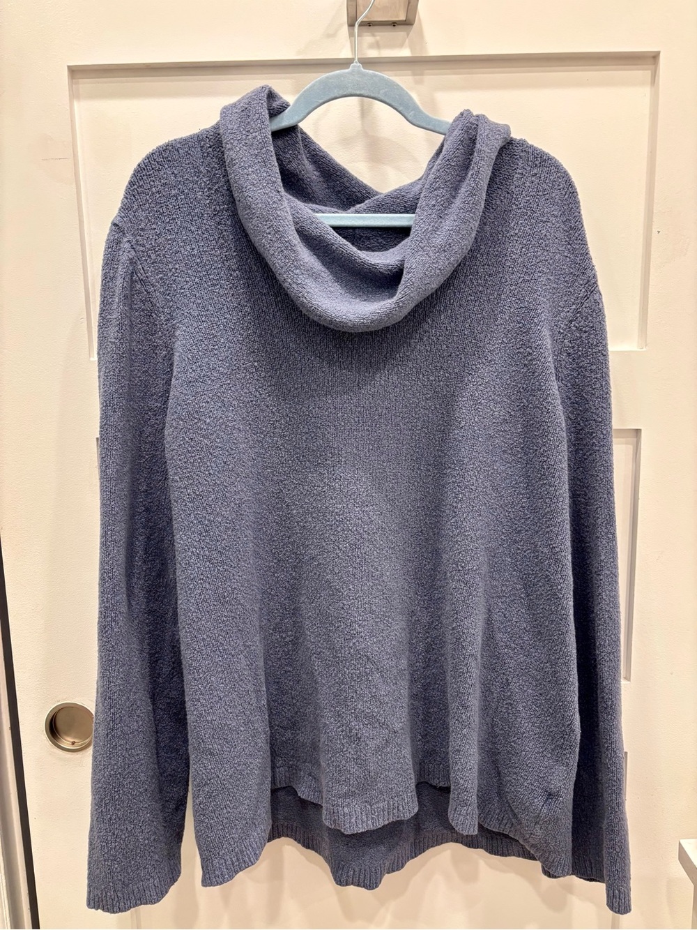 J. Jill Cozy Cowl Sweater in Dusty Blue